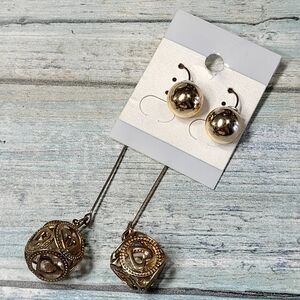 Gold Dangle Earrings